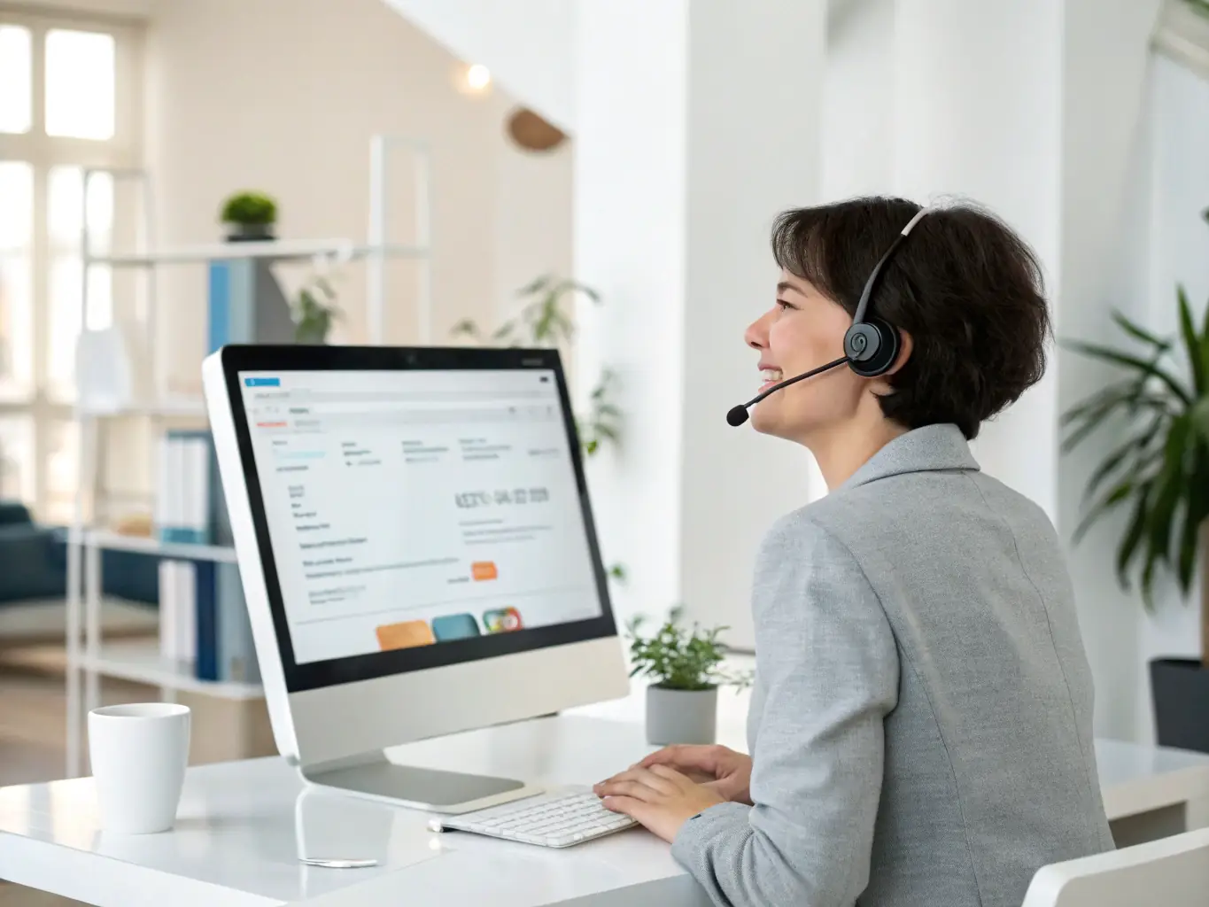 A friendly Spixy support agent assisting a host partner via video call, illustrating the personalized support and guidance offered through the program.