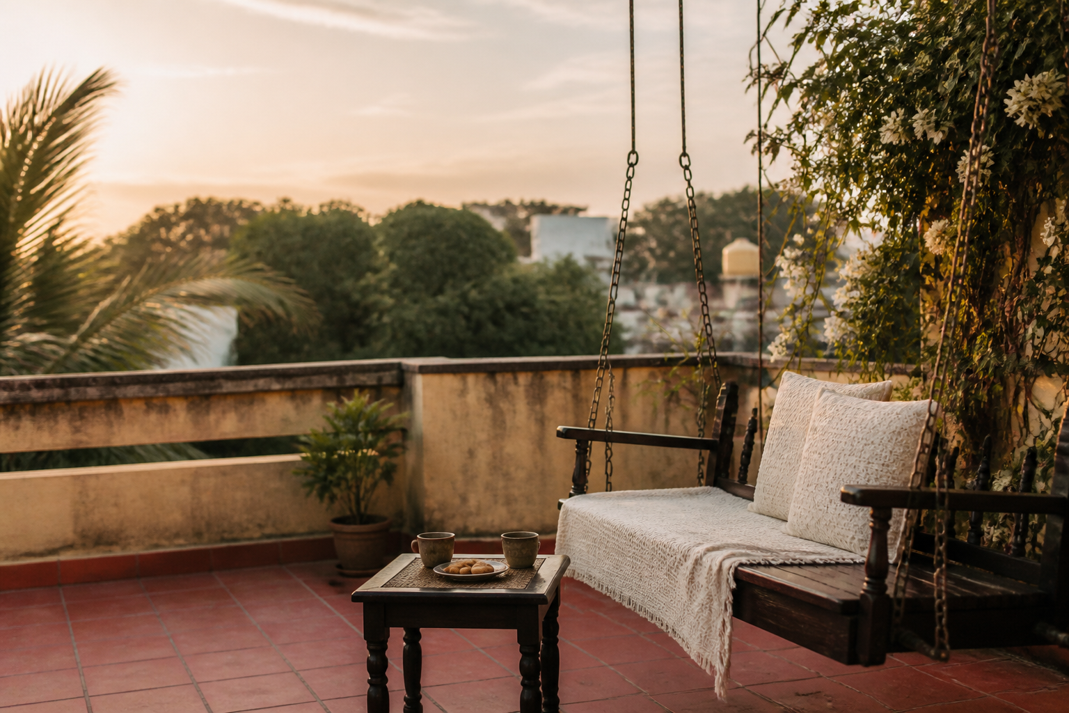 Exclusive dinner in garden terrace or rooftop hosting on Spixy
