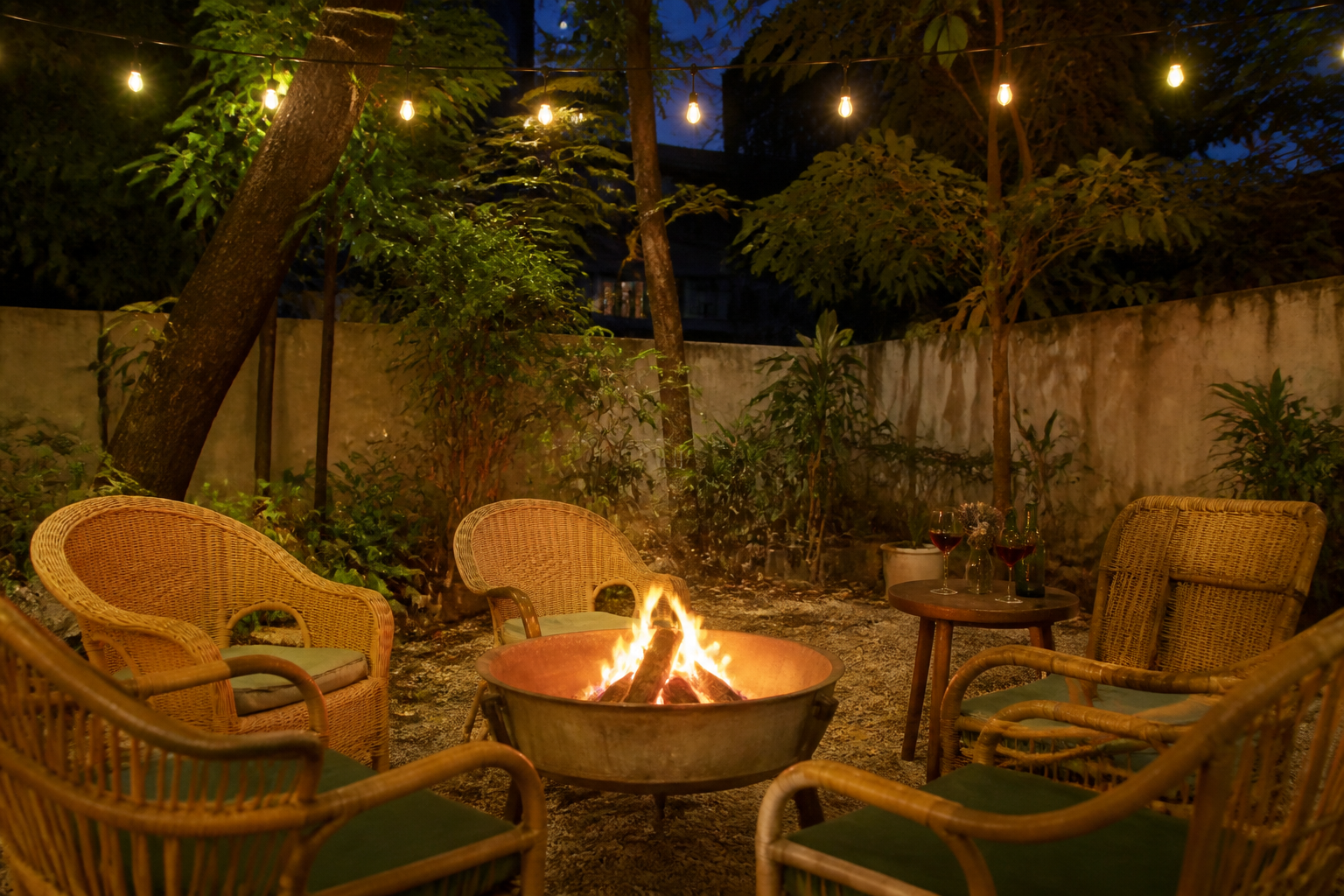 Garden picnic setup currently hosted on Spixy