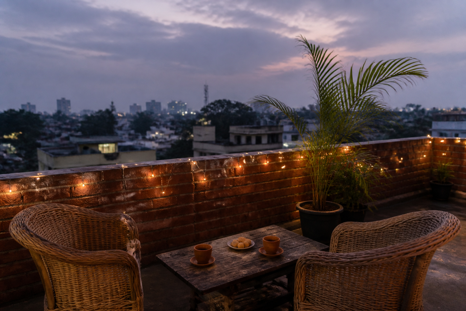 Balcony and rooftop date setup for hosting on Spixy